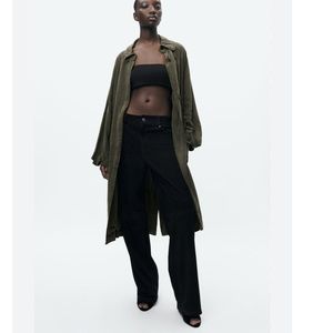 ZARA Lambskin BOOTCUT TROUSERS LIMITED EDITION